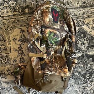 Badlands hunting backpack. Camo. Used once and in great condition.